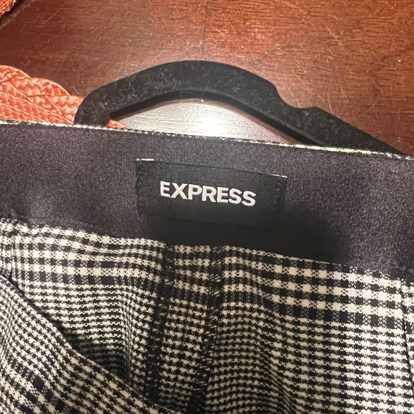 Express/Size 10/Black and white/Editor Straight pant - Picture 2 of 5